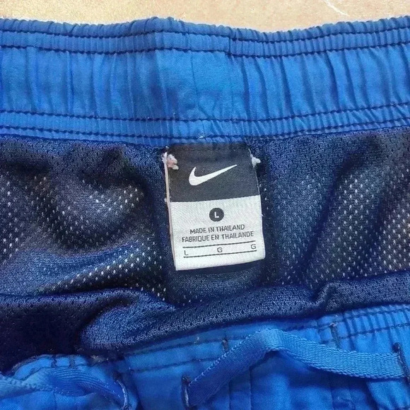 Blue Nike Board Cargo Hawaiian Floral Shorts Sz Lg - Picture 4 of 4